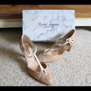 Rachel Simpson leather bridal shoes